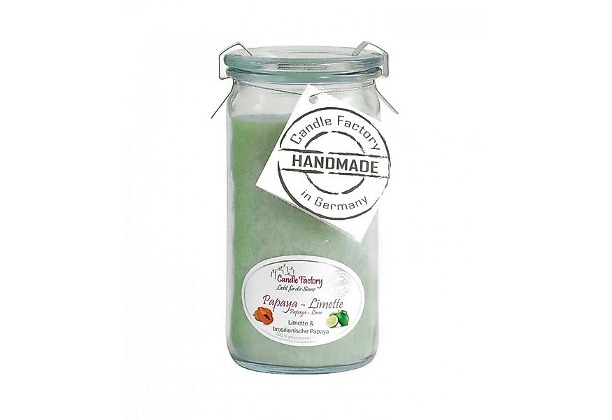 Candle Factory Duftkerze Candle Factory Mini Jumbo Papaya-Limette Duftkerze günstig online kaufen