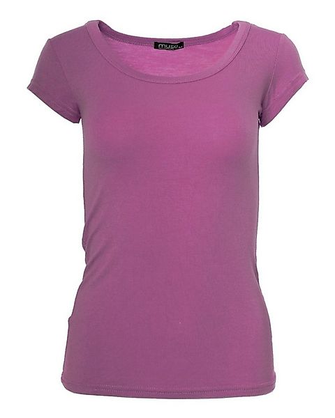 Muse T-Shirt Basic Kurzarm T-Shirt Skinny Fit 1001 günstig online kaufen