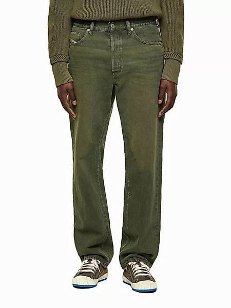 Diesel Loose-fit-Jeans Straight Relaxed Grün - D-Macs 09A35 - W33 L30 günstig online kaufen