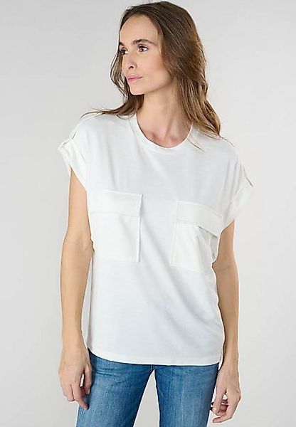 Le Temps Des Cerises T-Shirt FREESIA mit stylischen Brusttaschen günstig online kaufen