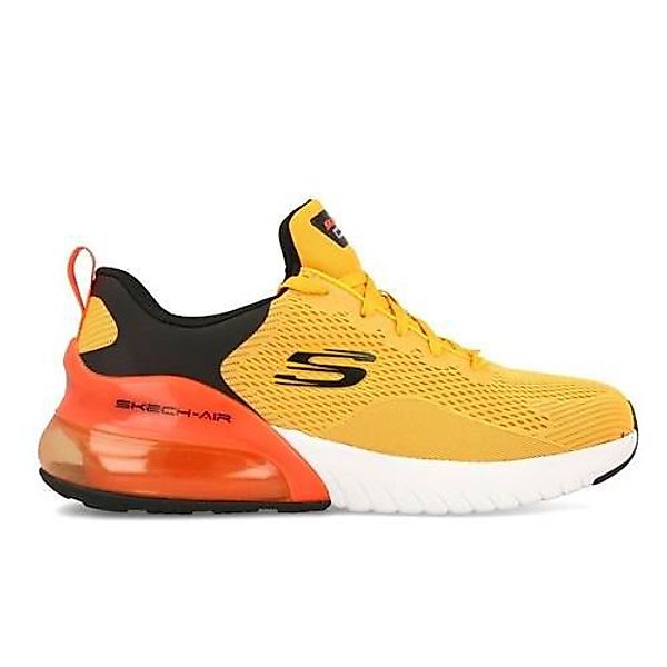 Skechers Air Stratus Shoes EU 42 1/2 Black / Orange / Yellow günstig online kaufen