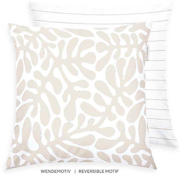TOM TAILOR HOME Kissenhülle "new bedroom, ORGANIC LEAVES, 40x40cm oder 40x8 günstig online kaufen