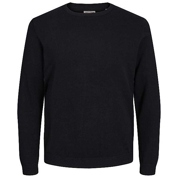 Jack&Jones Feinstrickpullover mit Rundhalsausschnitt Farbe schwarz Größe: 3 günstig online kaufen