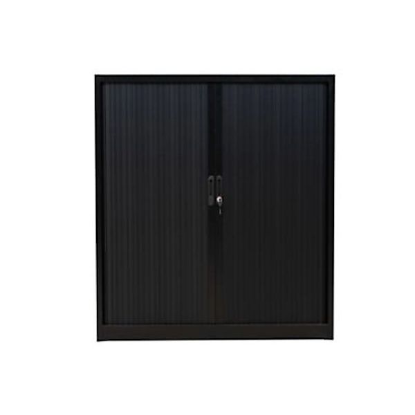 PROREGAL Rollladenschrank Weasel 3 Ordernhöhen HxBxT 135 x 120 x 46 cm Schw günstig online kaufen