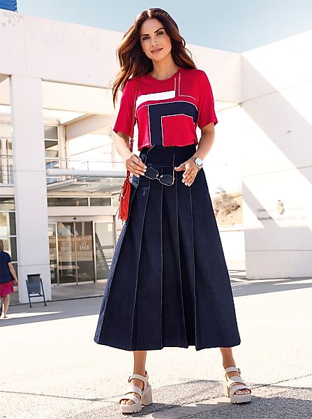 Witt A-Linien-Rock Jeansrock günstig online kaufen