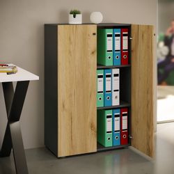 VCM Aktenschrank Büroschrank Bücher Ordner Aktenschrank günstig online kaufen