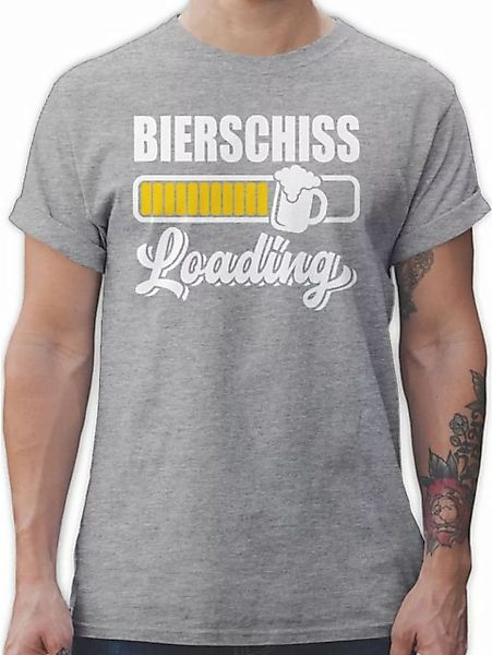 Shirtracer T-Shirt Bierschiss loading Party & Alkohol Herren günstig online kaufen