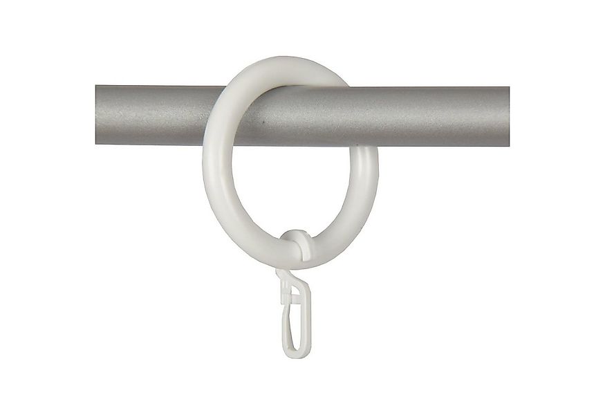 Bestlivings Gardinenstange, 1-läufig, Gardinenring - weiß - Ø40mm, Gardinen günstig online kaufen