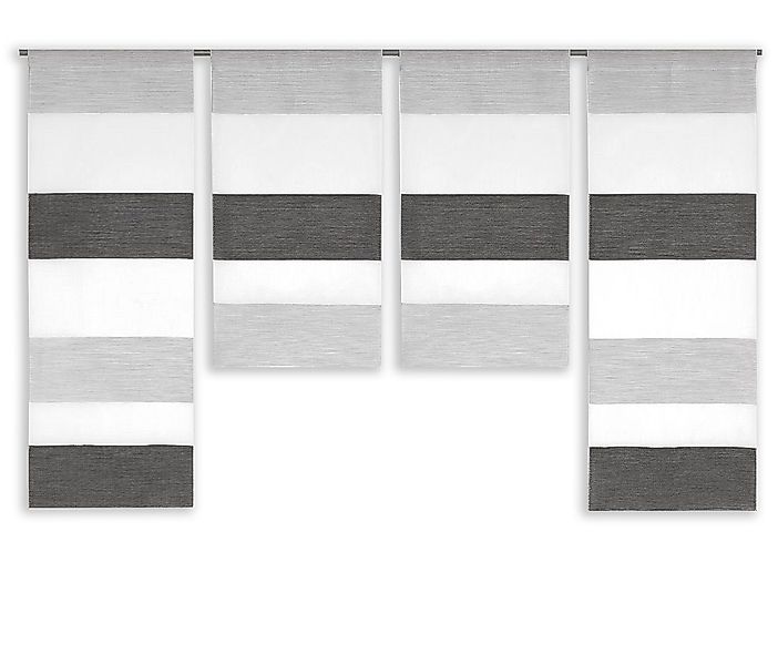 Clever-Kauf-24 Scheibengardine 2291 4er Set Mini Flächen Vorhang, Minifläch günstig online kaufen