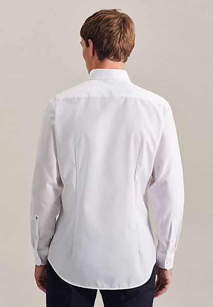 seidensticker Businesshemd "Shaped", Shaped Langarm Button-Down-Kragen Uni günstig online kaufen