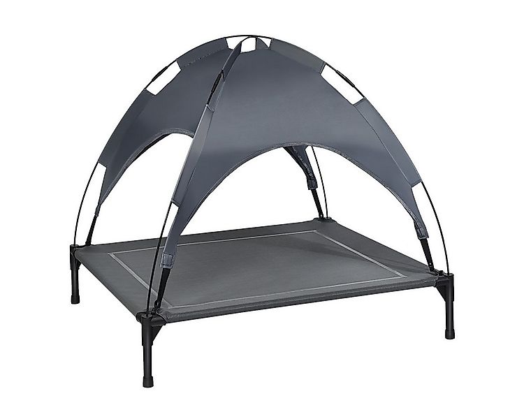 COSTWAY Hundematte Hundebett, erhöhtes Haustierbett, mit Überdachung günstig online kaufen