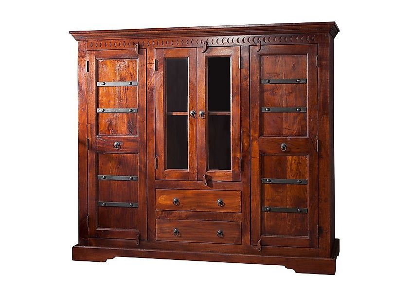 Massivmoebel24 Highboard (Massivholz), Highboard Akazie 160x50x142 günstig online kaufen