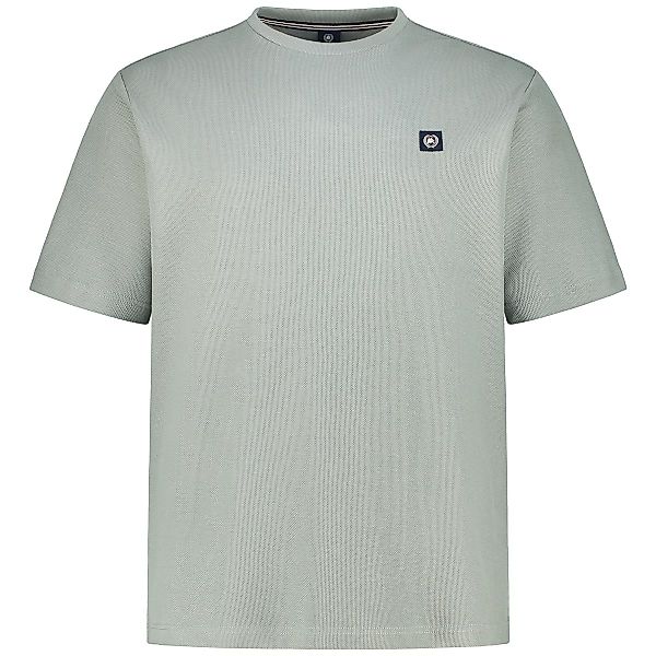 Lerros T-Shirt mit Strukturgewebe Farbe grau Größe: 6XL günstig online kaufen