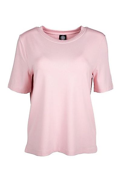 Faber Kurzarmshirt Halbarmshirt mit Rundhals in Farbe Rosenquarz mit Rundha günstig online kaufen