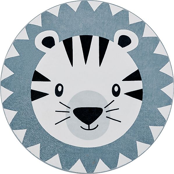 Paco Home Kinderteppich »Tosbik 482«, rund, 12 mm Höhe, Spielteppich, Kurzf günstig online kaufen