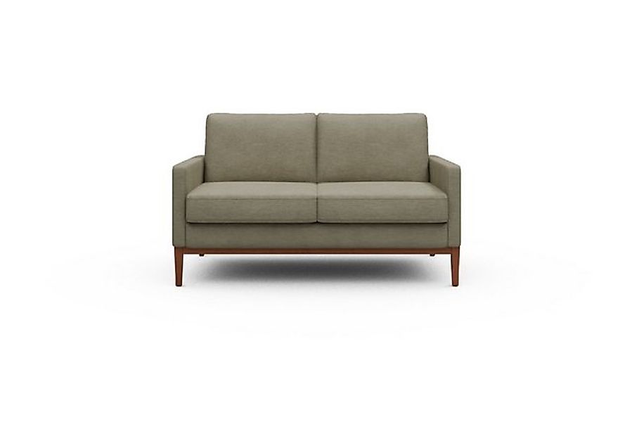 moebelfaktor Sofa Bodo 2-Sitzer, Retro-Design, elegante Linien, stabile Hol günstig online kaufen