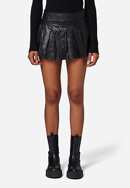 RICANO Lederrock Pleated Skirt Lederrock im günstig online kaufen