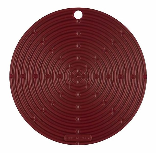 Le Creuset Topflappen Rund Silikon Garnet (Rhone) Bordeaux-Rot günstig online kaufen