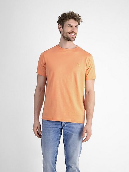 LERROS T-Shirt LERROS Basic T-Shirt mit Logostitch, unifarben günstig online kaufen