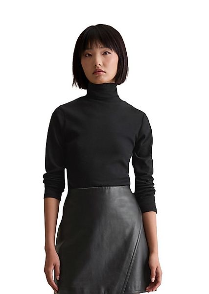 Marc O'Polo DENIM Langarmshirt aus softem Ripp-Jersey günstig online kaufen