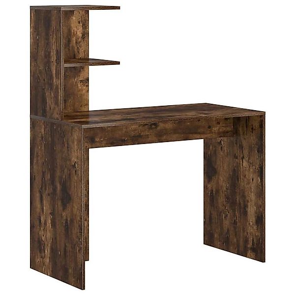 vidaXL Schreibtisch Räuchereiche 102 x 50 x 124 cm Holzwerkstoff 869358 günstig online kaufen
