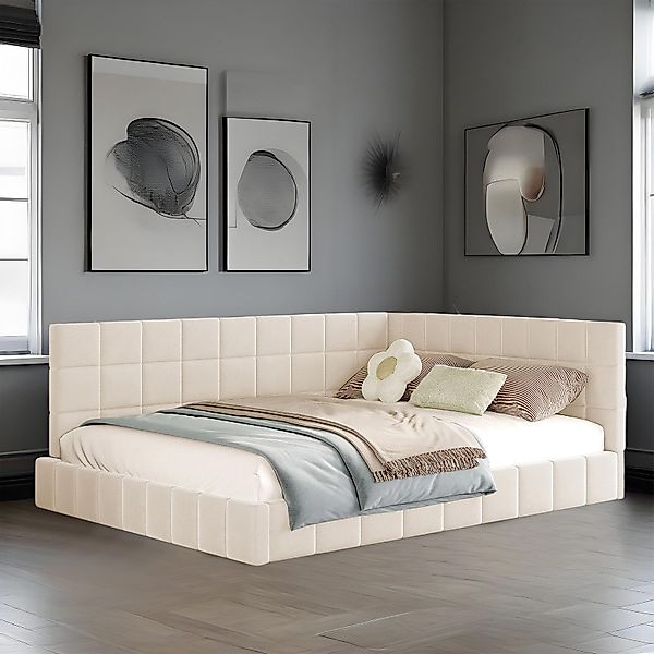 MODFU Schlafsofa Polsterbett, 140x200 cm mit günstig online kaufen