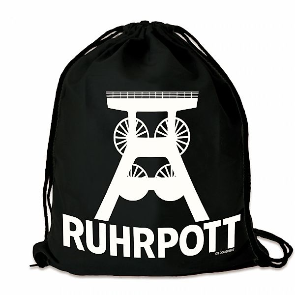 LOGOSHIRT Kulturbeutel "Turnbeutel Ruhrpott" mit stabilem Kordelzug günstig online kaufen