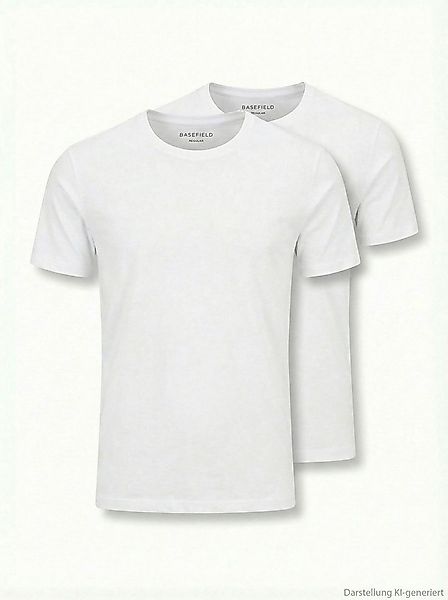 BASEFIELD T-Shirt Basic (SPARPACK) hochwertig, aus weicher Bio-Baumwolle im günstig online kaufen