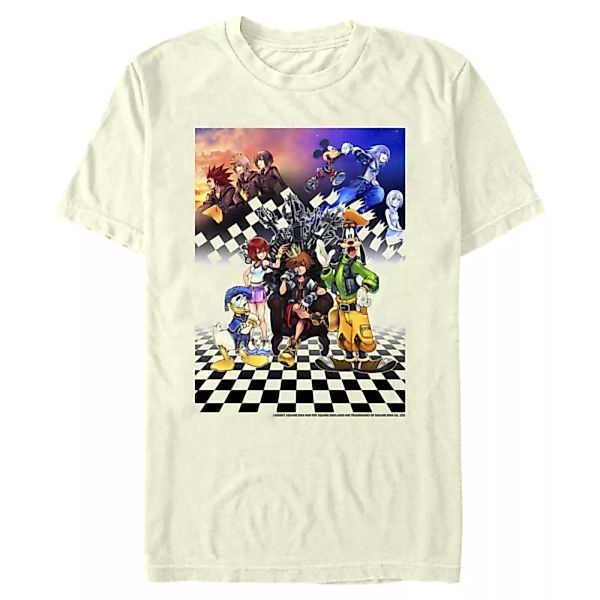 Disney - Kingdom Hearts - Gruppe Group Checkers - Männer T-Shirt günstig online kaufen