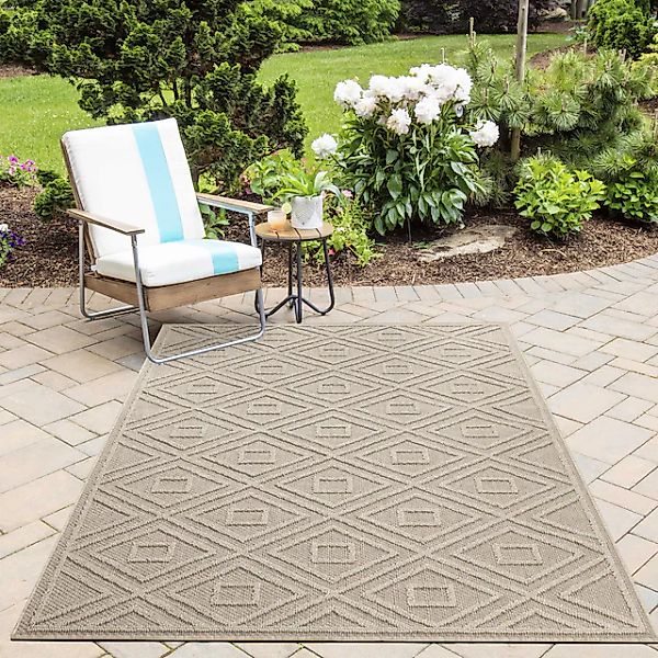 Ayyildiz Teppiche Outdoorteppich »PATARA 4956«, rechteckig, 8 mm Höhe, Läuf günstig online kaufen
