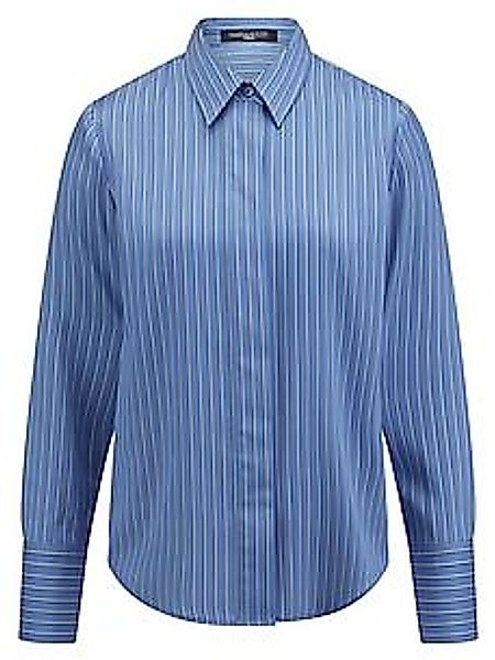 Bluse aus Seide Fadenmeister Berlin blau günstig online kaufen