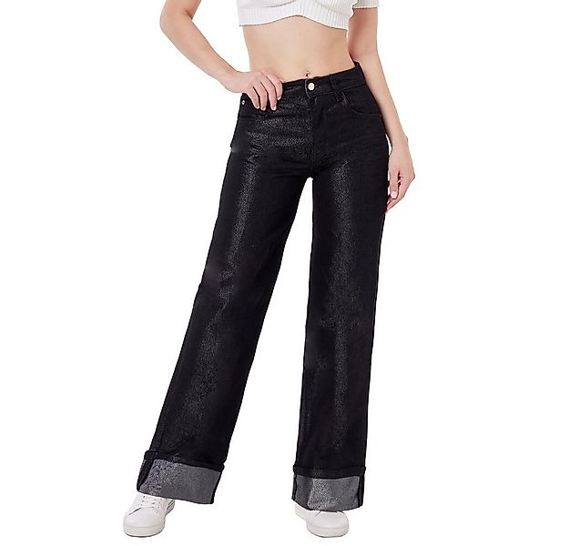Ital-Design Weite Jeans Moderne Damen Jeans weit geschnitten für Freizeit & günstig online kaufen