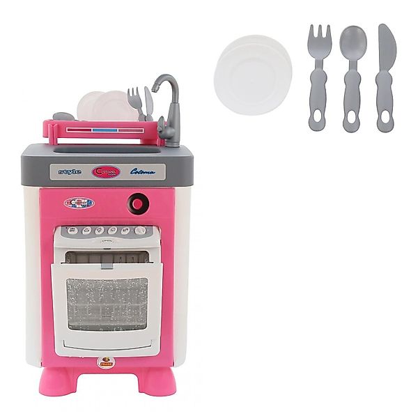 Polesie Kinder-Küchenset Kinder-Spiel-Spülmaschine 57891 Carmen, Ablage günstig online kaufen