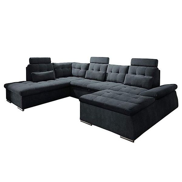 Xlmoebel Ecksofa Neues Schlafsofa mit Bettfunktion in U-Form für das Wohnzi günstig online kaufen