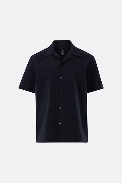 Kurzarm Bowlinghemd aus Seersucker günstig online kaufen