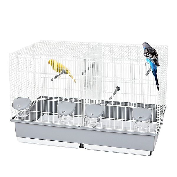 GarPet Vogelkäfig Vogelkäfig Doppelkäfig Käfig Teilbar günstig online kaufen