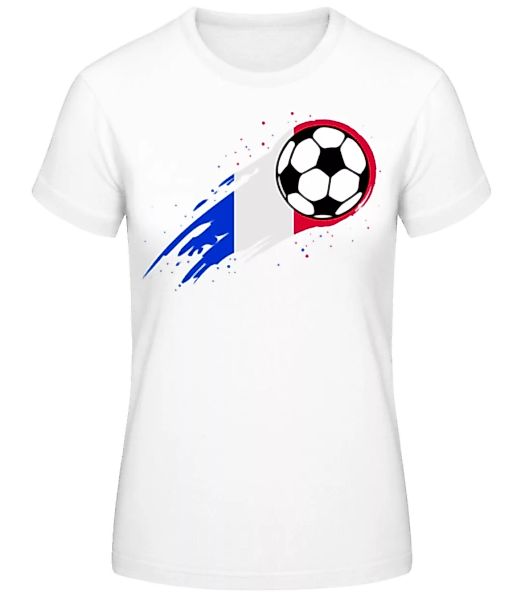 Frankreich Fahne Fußball · Frauen Basic T-Shirt günstig online kaufen