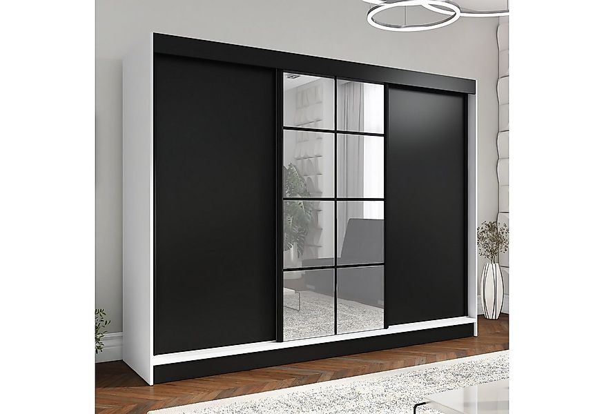 A&J MöbelLand GmbH Schwebetürenschrank ORAVELLE 3-türiger Kleiderschrank mi günstig online kaufen