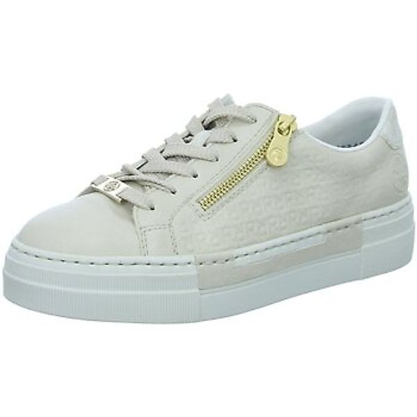 Rieker Plateausneaker mit goldfarbenem Reißverschluss, Freizeitschuh, Halbs günstig online kaufen