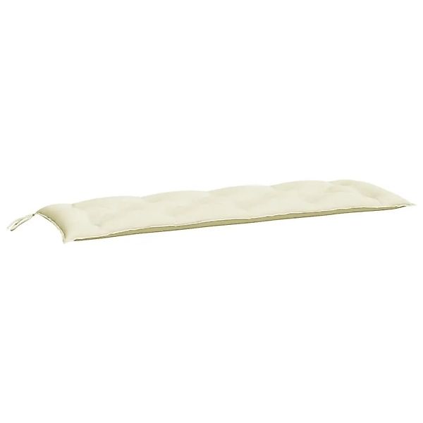 vidaXL Gartenbank-Auflagen 2 Stk Cremeweiß 150x50x7 cm Oxford-Gewebe 361699 günstig online kaufen