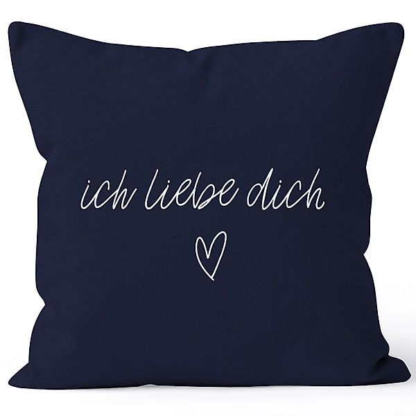 MoonWorks Dekokissen Kissenbezug Kissenhülle Ich liebe günstig online kaufen