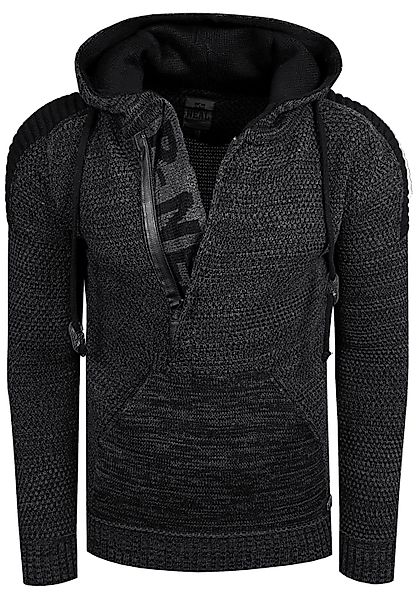 Rusty Neal Kapuzensweatshirt "Knitwear", mit praktischem Reißverschluss günstig online kaufen