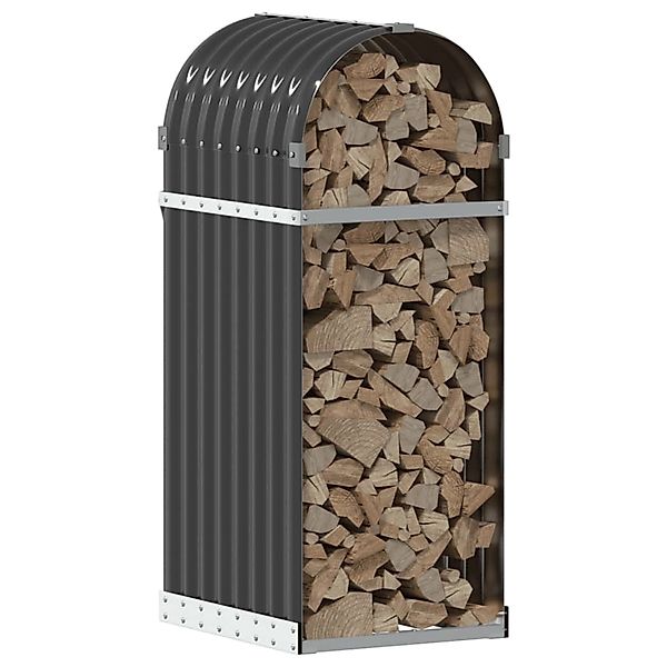 vidaXL Kaminholzregal Kaminholzunterstand Anthrazit 40x45x100 cm günstig online kaufen
