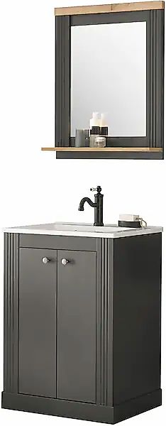 Home affaire Badmöbel-Set »WESTMINSTER, Bad im Landhausstil, 2-teiliges Bad günstig online kaufen