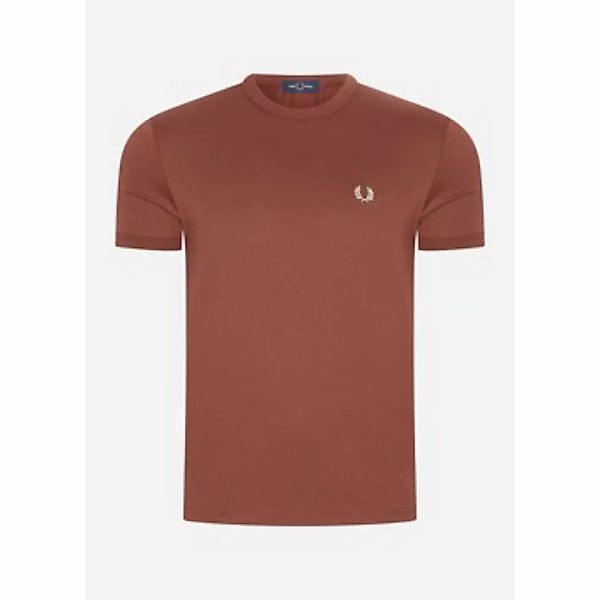 Fred Perry  T-Shirts & Poloshirts Ringer t-shirt - whisky brown günstig online kaufen