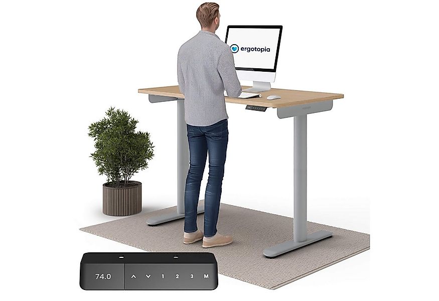 Ergotopia Schreibtisch Desktopia One (elektrisch höhenverstellbarer Schreib günstig online kaufen