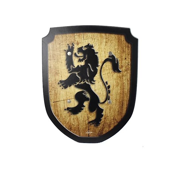 Wappenschild Löwe, Holzspielzeug günstig online kaufen