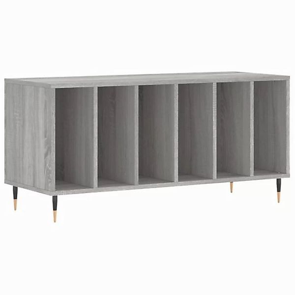 vidaXL Beistellschrank Plattenschrank Grau Sonoma 100x38x48 cm Holzwerkstof günstig online kaufen