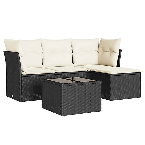 vidaXL Gartenlounge-Set 5-tlg. Garten-Sofagarnitur mit Kissen günstig online kaufen