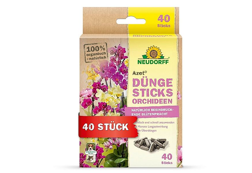 Neudorff Pflanzendünger Bio - Azet DüngeSticks für Orchideen 40 Sticks, Bio günstig online kaufen